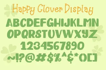 Happy Clover font