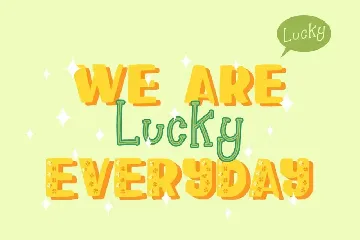 Happy Clover font