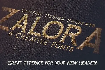 Zalora Typeface font