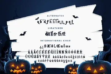 Frighted Halloween Business Font