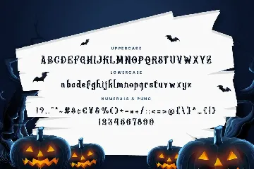 Frighted Halloween Business Font