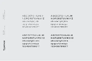 Article - A Geometric Typeface font