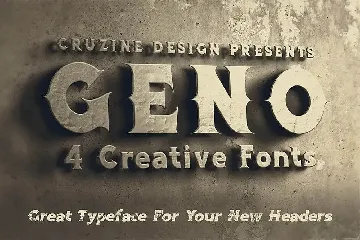 Geno Typeface font