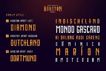 Houston Sports Font Family