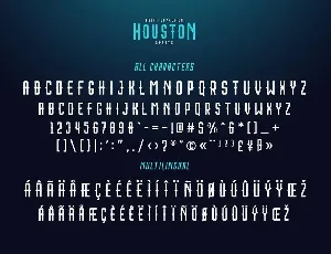 Houston Sports Font Family