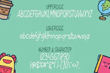 Kids Note - Handwriting font