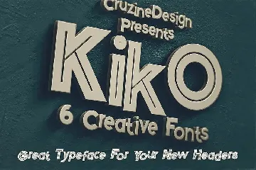 Kiko - Funny Display Font