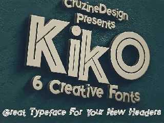 Kiko - Funny Display Font