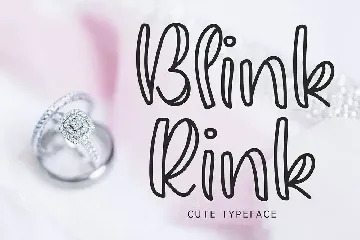 Blink Rink Cute Typeface font