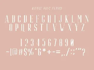 Riffle Font Family