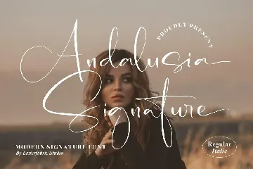 Andalusia Signature Font