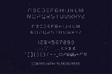 Zoyatech - Futuristic Sans Serif font