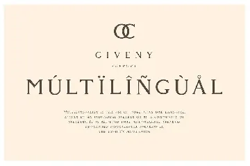 Giveny - Classy Serif Font