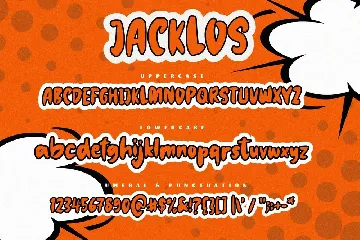 Jacklos - The Cute Comic Font