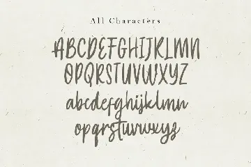 Langgom - Curly Unique Handwritten Font