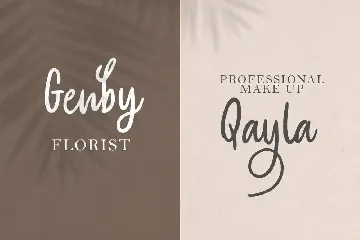 Langgom - Curly Unique Handwritten Font