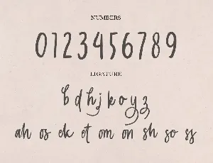 Langgom - Curly Unique Handwritten Font