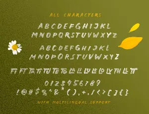 Natural Rough font