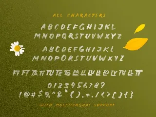 Natural Rough font