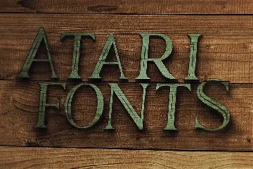 Atari - Vintage Style Font