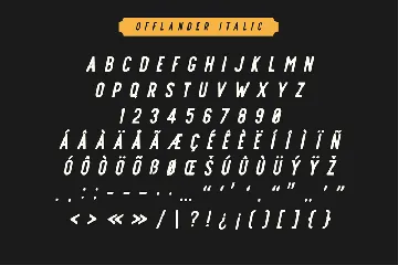 Offlander - Font Family