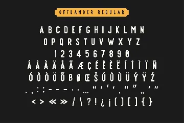 Offlander - Font Family