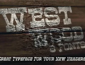 Westwood - Funny Western Font