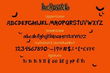 Halloweb - Halloween Font