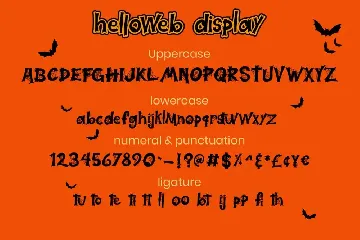 Halloweb - Halloween Font