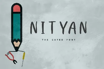 Nityan - The Cutes Font