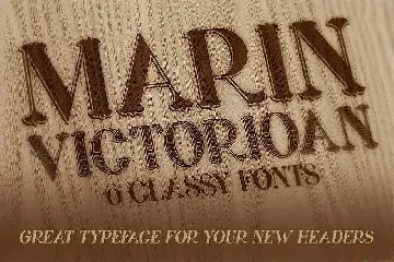 Marin - Victorian Font