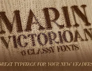 Marin - Victorian Font