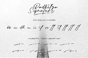 Radditya Signature - Elegant Handwritten Font