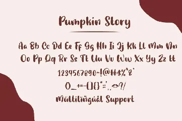 Pumpkin Story font