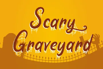 Pumpkin Web - Halloween Font