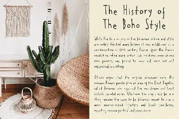 Boho Lifestyle - Cute Girly Font