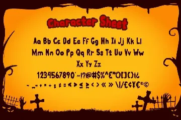 Smelly Blood - Halloween Font