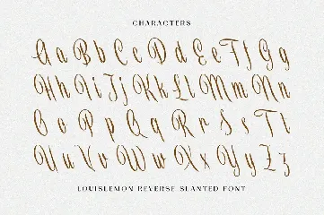 Louislemon font