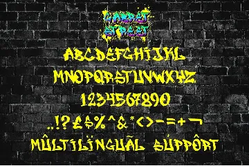 Gabret Street - Layered Graffiti Font