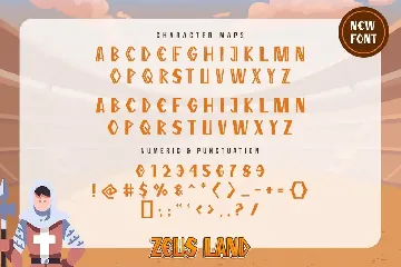 Zeus Land - Gaming font