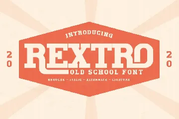 Rextro Old School Font