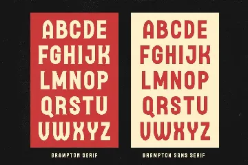 Brampton font