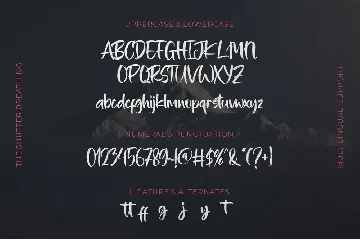 Shutter Breathing â€“ Organic Brush Font