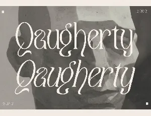 Qaugherty Stylish Serif Font