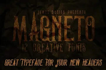 Magneto - Vintage Style Font