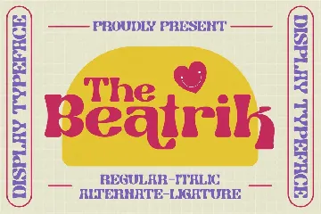 The Beatrik Classy Display Typeface font