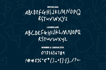 Happy Hints - kids doodle handwriting font