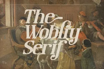 The Wobliy Stylish Serif Font