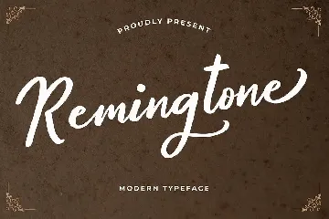 Remingtone Beautiful Calligraphy Font