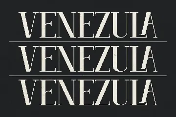 Venezula Stylish Serif Font